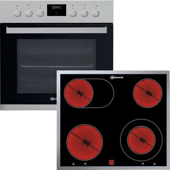 Bauknecht HEKO P300 - Set bestehend aus Einbauherd HIS3 EP8V2 IN und Elektrokochfeld CHR 9642 IN, 60 cm